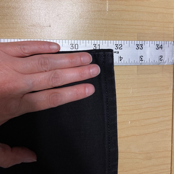 Levi’s 505 Straight Leg Mid Rise Jeans Black Size 33 - Picture 13 of 13